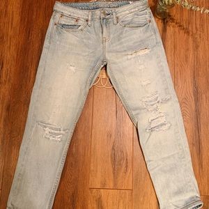 American Eagle Distressed Boyfriend Jeans